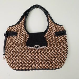 Brighton Leather and straw Brighton bag